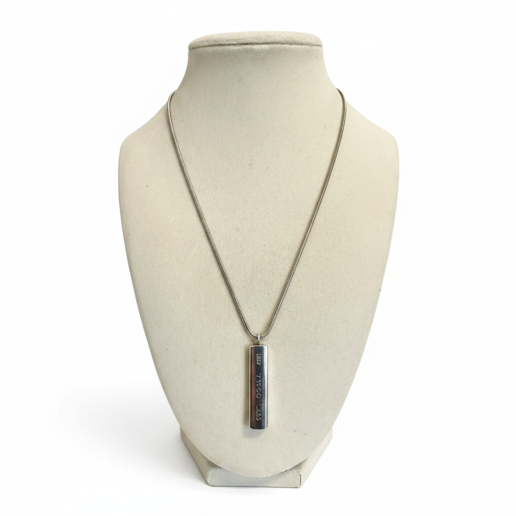 1837 Rectangle Bar Pendant Enhanced