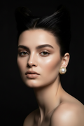 Christian Dior Vintage Gold-Tone & Faux Pearl Clip-On Earrings