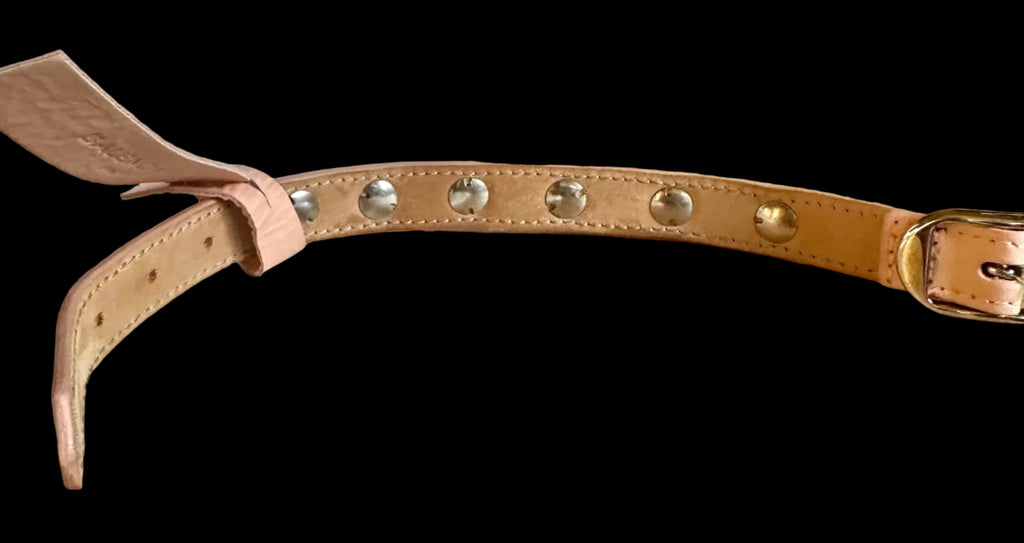Balenciaga Arena Giant Stud Triple Tour Wrap Bracelet - Pink Powder M