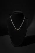Tiffany & Co. Tiffany Infinity 925 Silver Infinity Pendant Necklace Signed