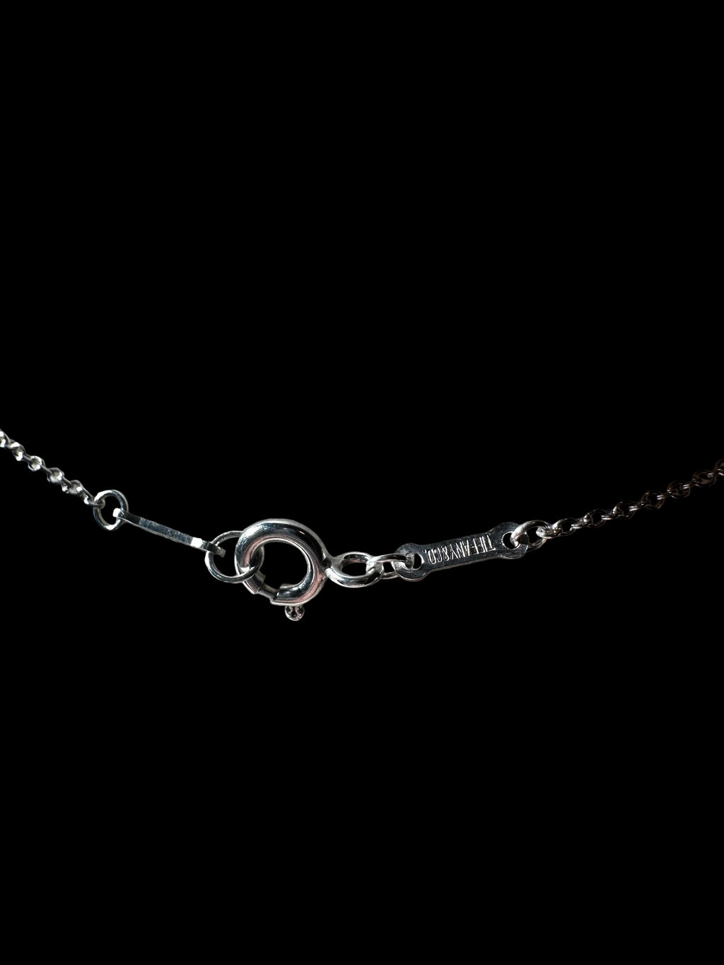 Tiffany & Co. Elsa Peretti 925 Silver Full Heart Pendant Necklace Signed