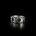 Christian Dior Logo Ring in .925 Sterling Silver — Men's Size M
