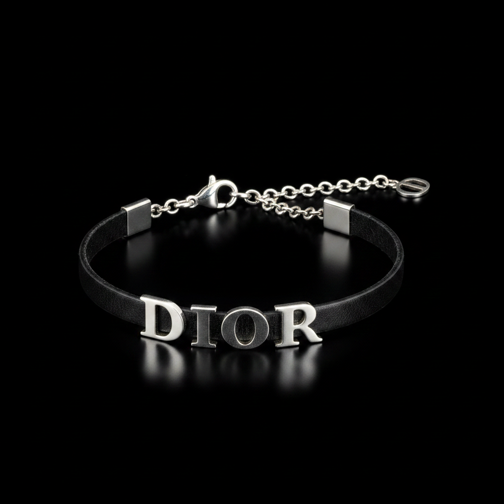 DIOR bracelet chain detail