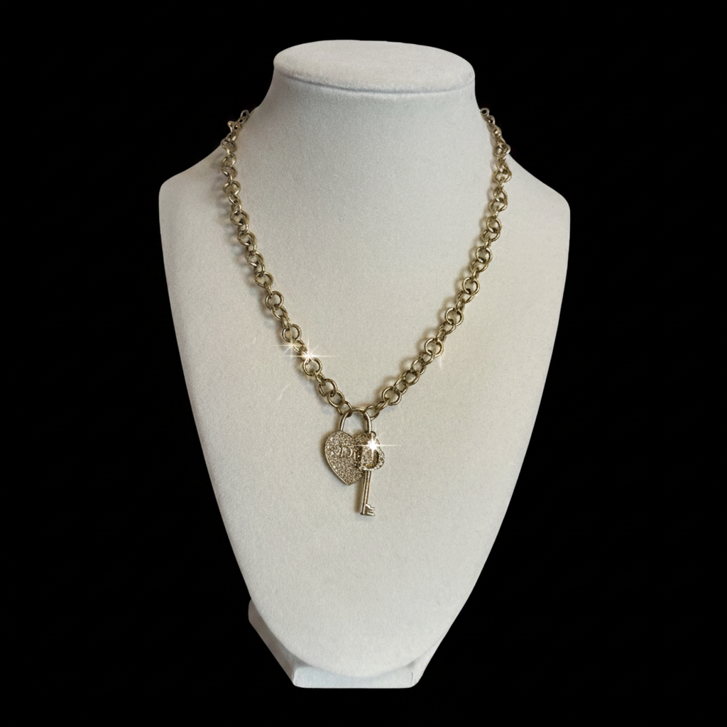 Dior Necklace Hero Image - Black Background
