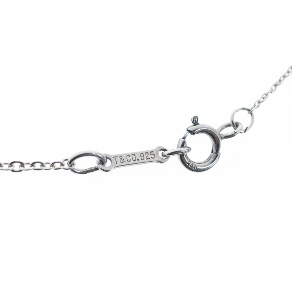 Tiffany & Co. Paloma Picasso 925 Sterling Silver Dove Pendant Necklace - T&CO.925 Hallmark Tag