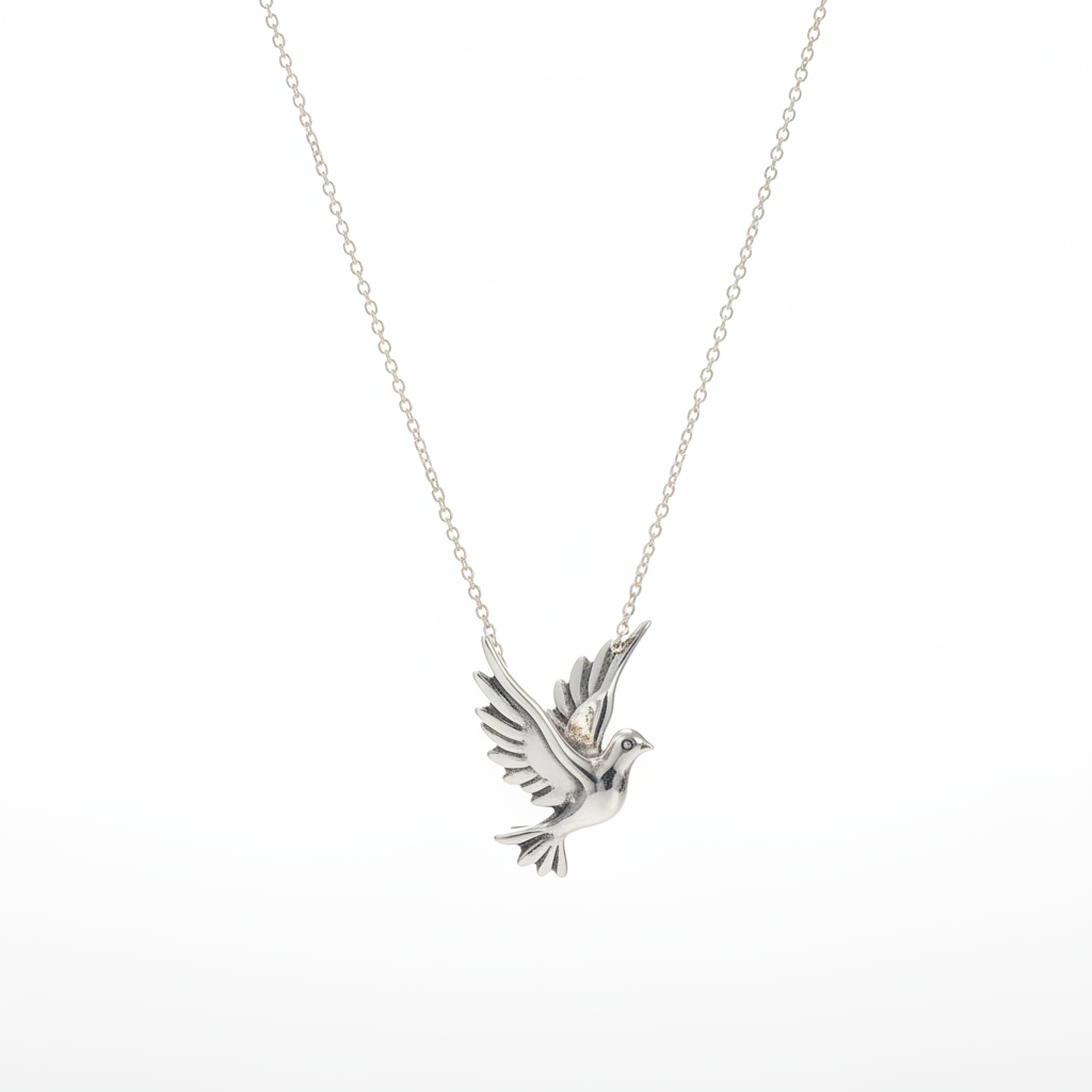 Tiffany & Co. Paloma Picasso 925 Sterling Silver Dove Pendant