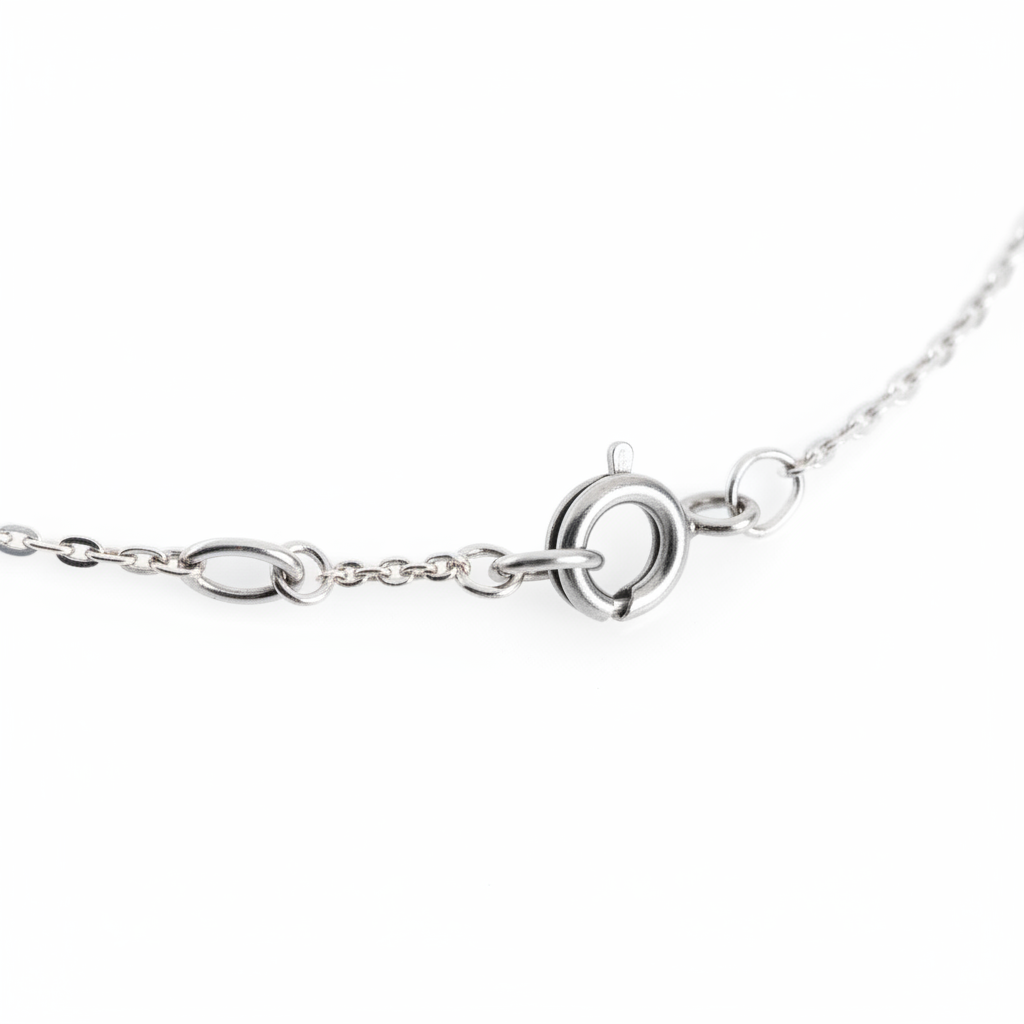 Tiffany & Co. Paloma Picasso 925 Sterling Silver Dove Pendant Necklace - Clasp Detail