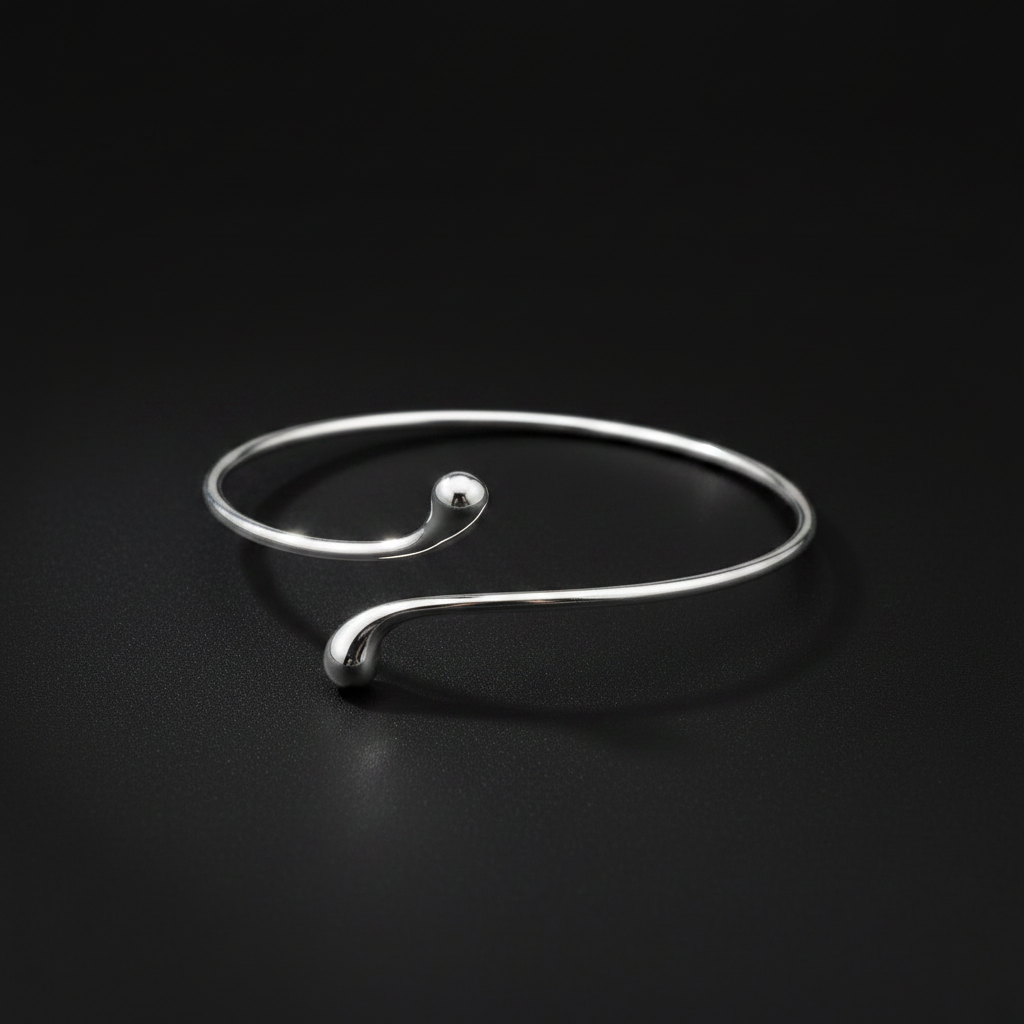 Silver Ball-End Black