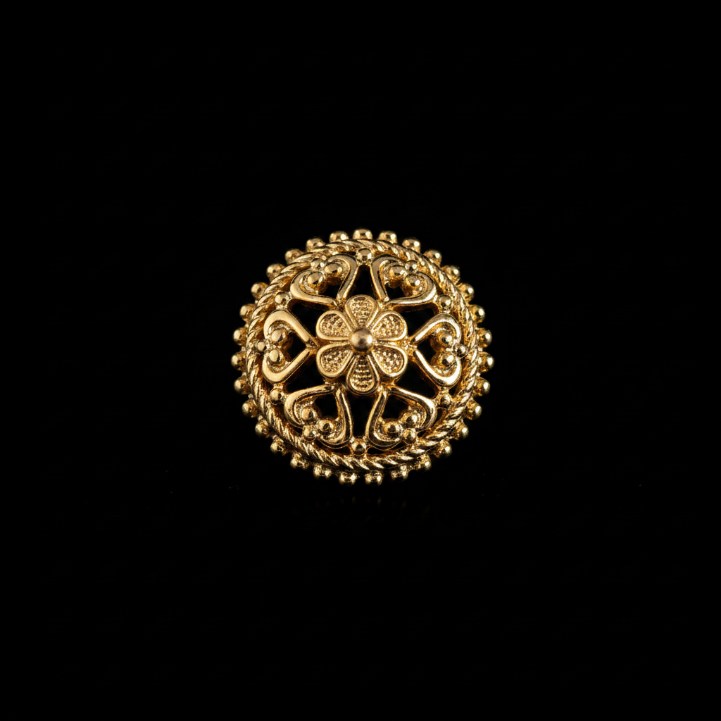 Vintage Dior Filigree Earring - Macro